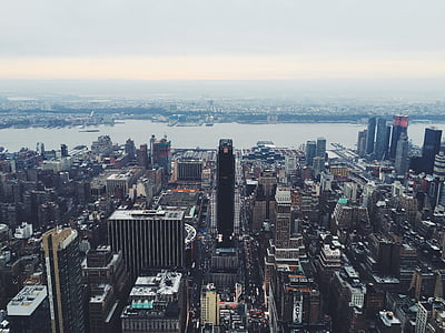 aerial view photography of high rise building thumbnail