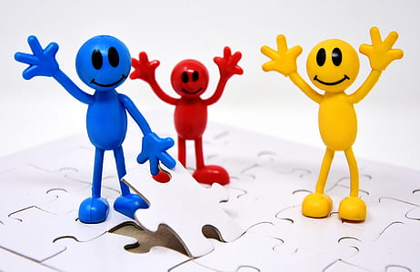 red, blue, and yellow figures thumbnail