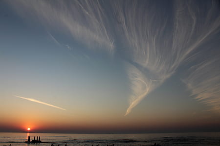 white clouds and blue sky thumbnail