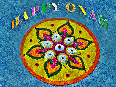 Happy Onam text overlay thumbnail
