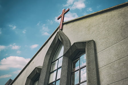 low-angle photography of concrete church thumbnail