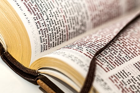open bible with bookmark thumbnail