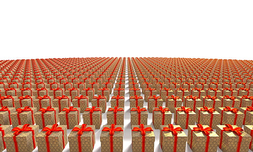 red-and-brown gift box lot illustration thumbnail