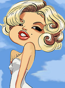 Marilyn Monroe illustration thumbnail