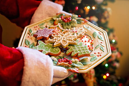 person offering plate of cookies thumbnail