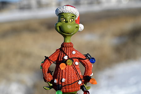 shallow focus photo of The Grinch figurine thumbnail