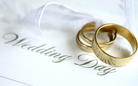 gold-colored ring on white card thumbnail