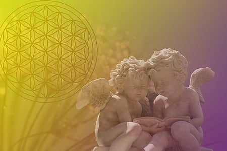 two children angel figurines thumbnail