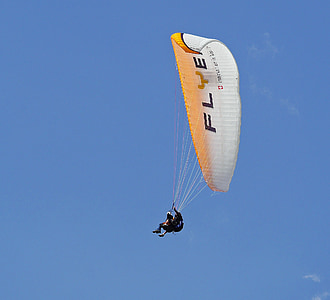 white and orange parachute thumbnail
