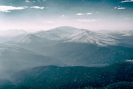 snow drop over mountain thumbnail