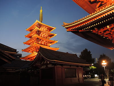 pagoda under blue sky thumbnail