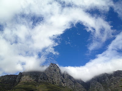 rock formation under white sky thumbnail