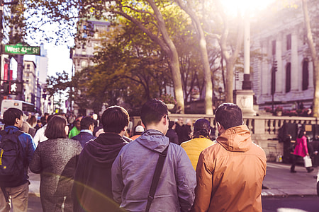 man wearing orange hoodie thumbnail