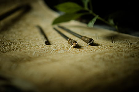 selective focus photography of three sharp tools thumbnail