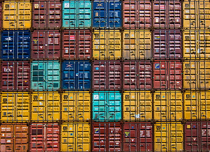 stack of intermodal containers thumbnail