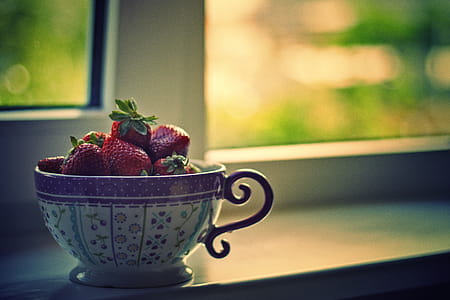 Close-Up Photo of Strawberries On Cup thumbnail