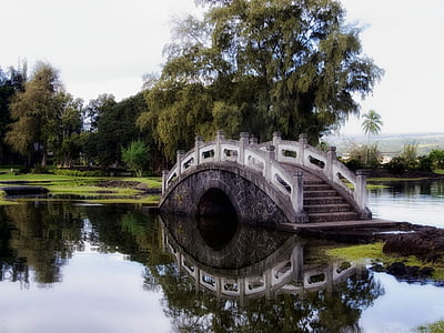 architectural photography of gray bridge thumbnail
