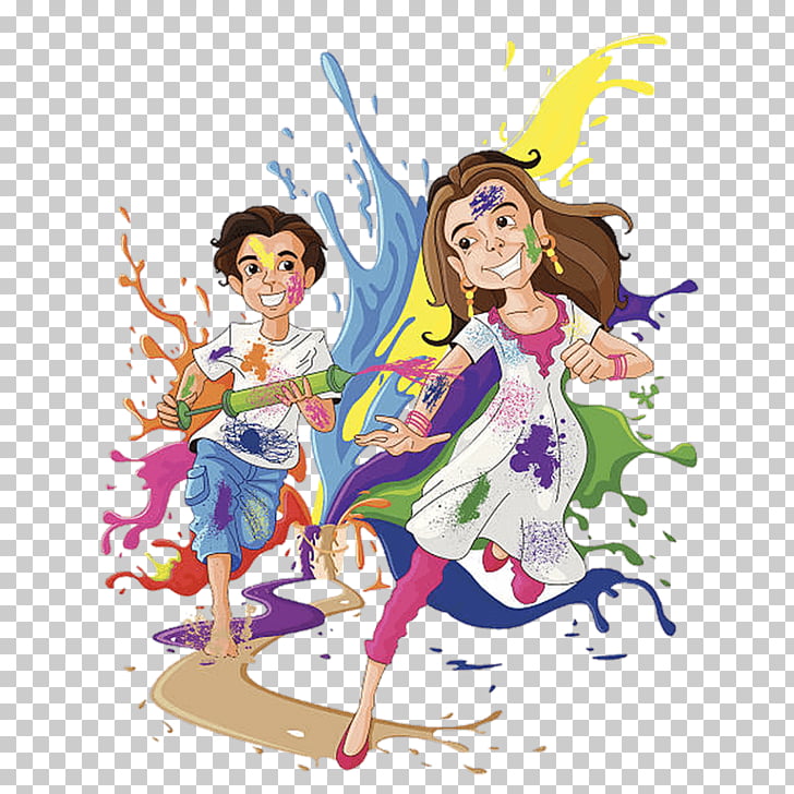 Holi Festival Social media Wish, happy holi 2018 PNG clipart
