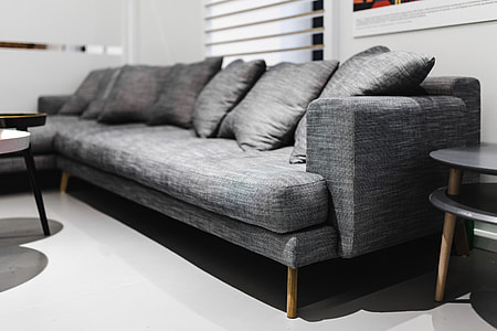 Beds with pillows on a designer exhibition thumbnail
