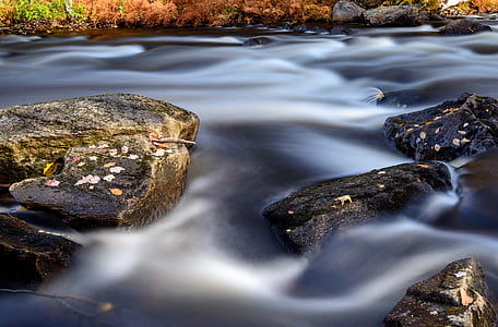 time lapse photography of river thumbnail