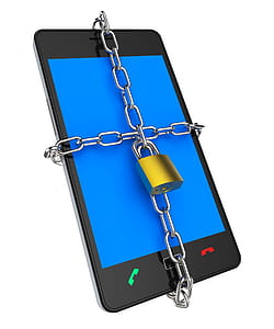 Locked Phone Representing Chain Unauthorized And Private thumbnail