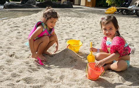 two girls on sand thumbnail