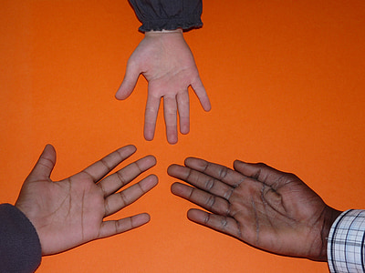three human palms thumbnail