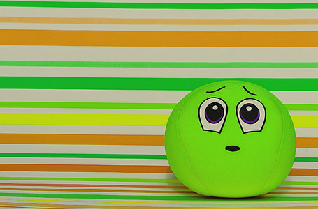 green face ball plush toy thumbnail