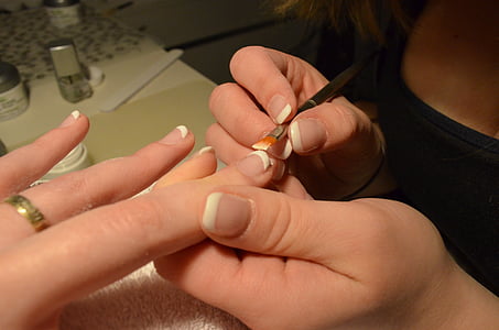person doing manicure thumbnail