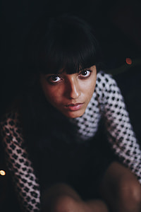 woman wearing white and black dress shirt thumbnail