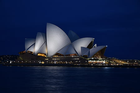 Sydney Opera House, Australlia during night time thumbnail