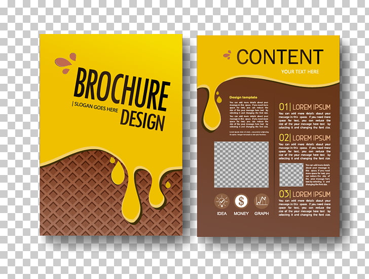 flyer pamphlet honey single page brochure design content png