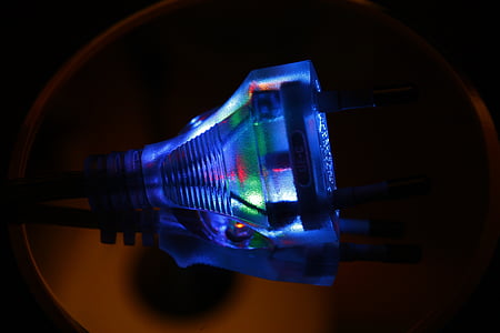 blue lighted electric device thumbnail