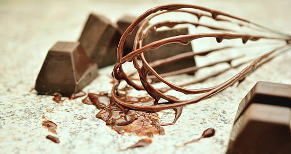 wire whisk coated with chocolates thumbnail