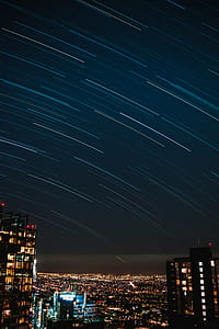 timelapse photograph of city thumbnail