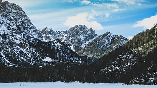 landscape photo of snow covered mountains thumbnail