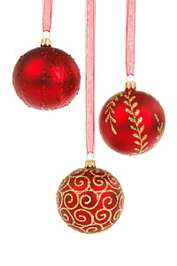 three red baubles thumbnail