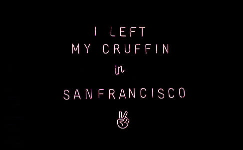 I left my cruffin text thumbnail