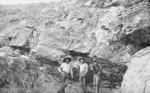 Quarry Opening at Cave Creek, Arizona 1893 thumbnail