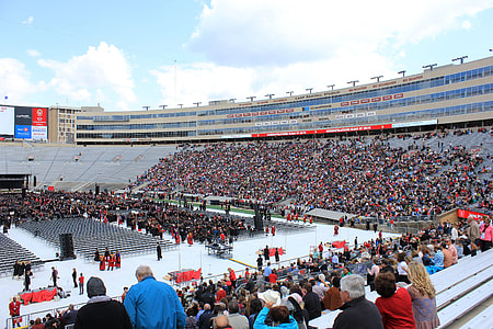 One side of the stadium in Madison, Wisconsin thumbnail