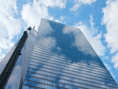low-angle photography of high-rise building thumbnail