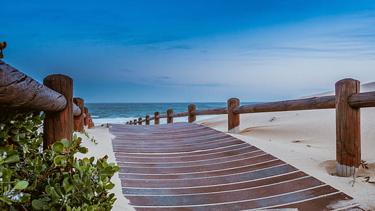 brown wooden sea dock thumbnail