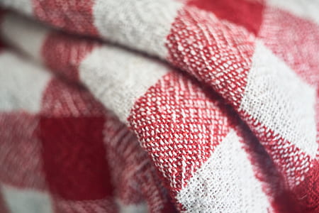 white and red textile thumbnail