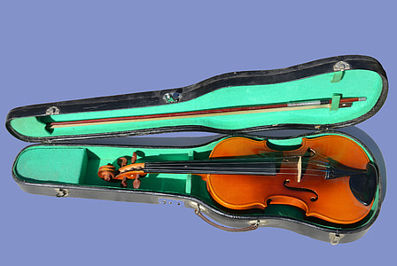 brown violin with case illustration thumbnail