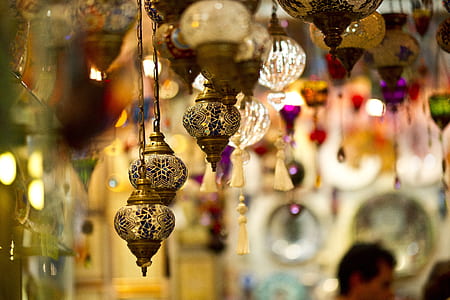 depth of field photography of ceiling lamps thumbnail