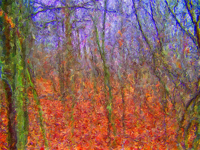 green trees painting thumbnail
