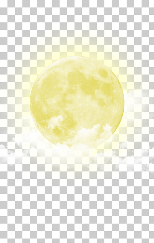 Moon Yellow Sky , moon, sun illustration PNG clipart