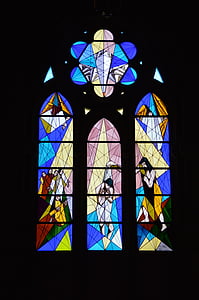 assorted-color mosaic religious glassart thumbnail