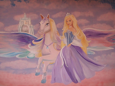 Barbie Pegasus, Wall Painting thumbnail