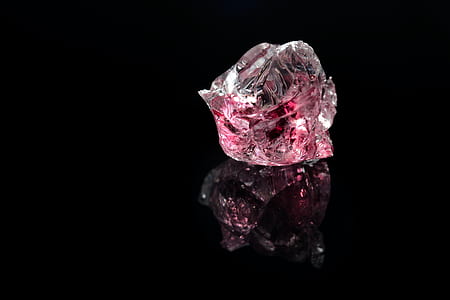 selective focus photographed of pink crystal thumbnail